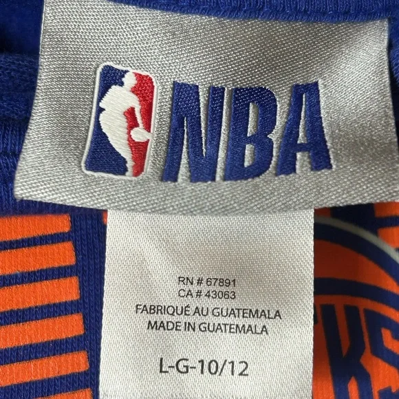 BRAND NEW NBA Blue and Orange New York Knicks Graphic Hoodie - Picture 3 of 4